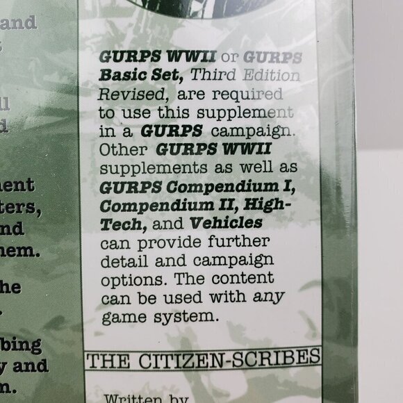 GURPS WWII Dogfaces Fisher Steve Jackson Games RPG Book First Edition 2003 - Picture 6 of 7